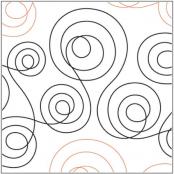 INVENTORY REDUCTION - Double Dutch PAPER longarm quilting pantograph design by Marc Hilton Cohen