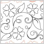 CYBER MONDAY (while supplies last) - Maureen's Blossoms quilting pantograph sewing pattern from Maureen Foster