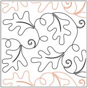 CYBER MONDAY (while supplies last) - Maureen's Oakleaf quilting pantograph sewing pattern from Maureen Foster