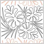 INVENTORY REDUCTION - Pine Cone Trio PAPER longarm quilting pantograph design by Maureen Foster