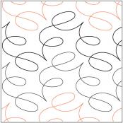 Unwind PAPER longarm quilting pantograph design by Megan Haun