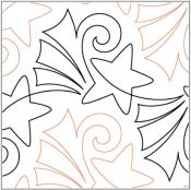 INVENTORY REDUCTION - Fireworks PAPER longarm quilting pantograph design by Patricia Ritter and Melonie J. Caldwell 1