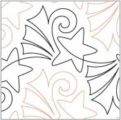 INVENTORY REDUCTION - Fireworks PAPER longarm quilting pantograph design by Patricia Ritter and Melonie J. Caldwell