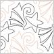 Fireworks pantograph pattern by Patricia Ritter and Melonie J. Caldwell