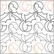 INVENTORY REDUCTION...Holly Ribbon quilting pantograph pattern by Nancy Read