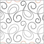YEAR END INVENTORY REDUCTION - Bossa Nova quilting pantograph pattern by Natalie Gorman
