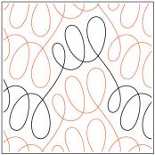 INVENTORY REDUCTION - Eyelet PAPER longarm quilting pantograph design by Natalie Gorman