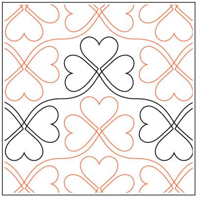 Lucky-In-Love-quilting-pantograph-sewing-pattern-sarah-ann-myers-2