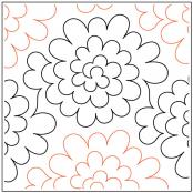 INVENTORY REDUCTION...Mums quilting pantograph pattern by Sarah Ann Myers