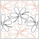 INVENTORY REDUCTION...Sarah's Cherry Blooms quilting pantograph pattern by Sarah Ann Myers