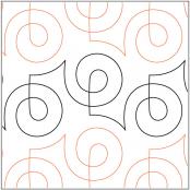 INVENTORY REDUCTION - Bebop quilting pantograph pattern by Sarah Ann Myers