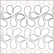 INVENTORY REDUCTION - Splish Splash PAPER longarm quilting pantograph design by Sarah Ann Myers