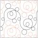 INVENTORY REDUCTION - Crazy Eights PAPER longarm quilting pantograph design by Sarah Ann Myers
