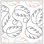 INVENTORY REDUCTION - Birds of a Feather PAPER longarm quilting pantograph design by Timeless Quilting Designs 1