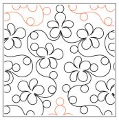 INVENTORY REDUCTION - Caroline PAPER longarm quilting pantograph design by Timeless Quilting Designs