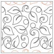 INVENTORY REDUCTION - Blowing in the Wind PAPER longarm quilting pantograph design by Timeless Quilting Designs