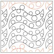 Bursting-Bubbles-paper-longarm-quilting-pantograph-design-Timeless-Quilting-Designs