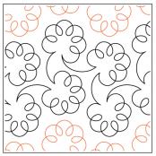 Corm-Puffs-paper-longarm-quilting-pantograph-design-Timeless-Quilting-Designs