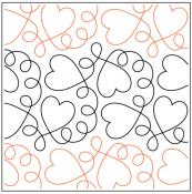 Timeless-Love-Doodles-Petite-paper-longarm-quilting-pantograph-design-Timeless-Quilting-Designs