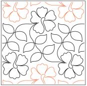 INVENTORY REDUCTION - Timeless's Summer Blooms PAPER longarm quilting pantograph design by Timeless Quilting Designs