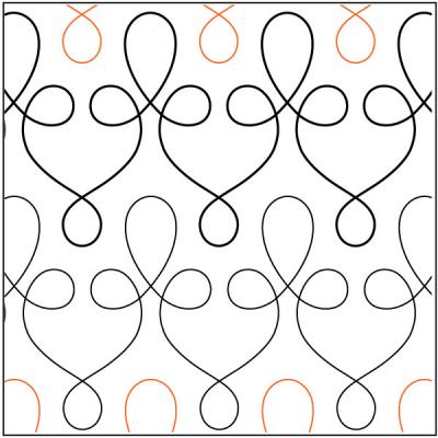 Filigree pantograph pattern by Patricia Ritter of Urban Elementz