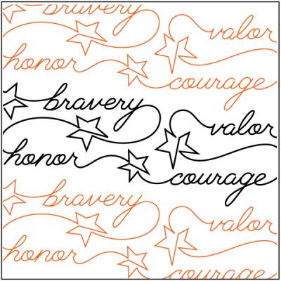 From The Heart pantograph pattern by Patricia Ritter of Urban Elementz