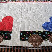 Animal Crackers PAPER longarm quilting pantograph design by Patricia Ritter of Urban Elementz 2