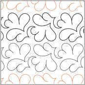Whirlwind Petite PAPER longarm quilting pantograph design by Patricia Ritter of Urban Elementz