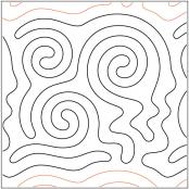 CLOSEOUT - Alcazar quilting pantograph pattern by Patricia Ritter of Urban Elementz