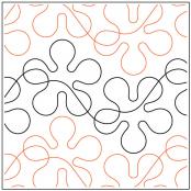 Jacks quilting pantograph pattern by Patricia Ritter of Urban Elementz