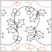 A Merry Lil Christmas PAPER longarm quilting pantograph design by Patricia Ritter of Urban Elementz