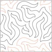 All That Jazz quilting pantograph pattern by Patricia Ritter of Urban Elementz