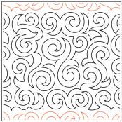 INVENTORY REDUCTION - Atlantic PAPER longarm quilting pantograph design by Patricia Ritter and Denise Schillinger