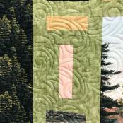 INVENTORY REDUCTION - Conifer PAPER longarm quilting pantograph design by Patricia Ritter and Denise Schillinger 1