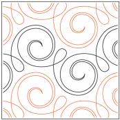 INVENTORY REDUCTION - Happy PAPER longarm quilting pantograph design by Patricia Ritter and Denise Schillinger