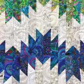 INVENTORY REDUCTION - Happy PAPER longarm quilting pantograph design by Patricia Ritter and Denise Schillinger 1