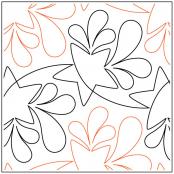 INVENTORY REDUCTION - Outburst PAPER longarm quilting pantograph design by Patricia Ritter Urban Elementz