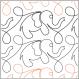 Playful Elephants quilting pantograph pattern by Patricia Ritter and Sara Ann Myers