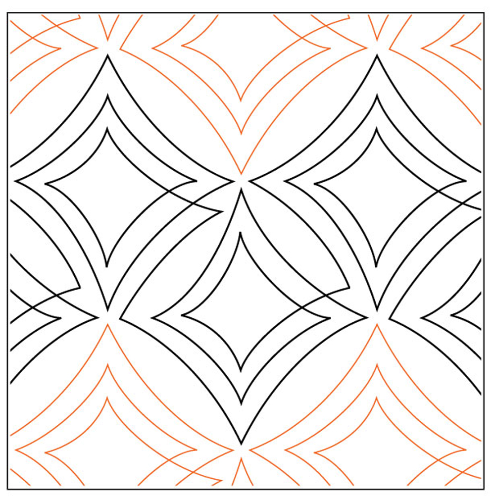 Diamonds-Are-Forever-quilting-pantograph-pattern-Patricia-Ritter-Urban-Elementz-1
