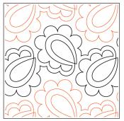 INVENTORY REDUCTION - Kaftan PAPER longarm quilting pantograph design by Patricia Ritter and Jeffery Schillinger