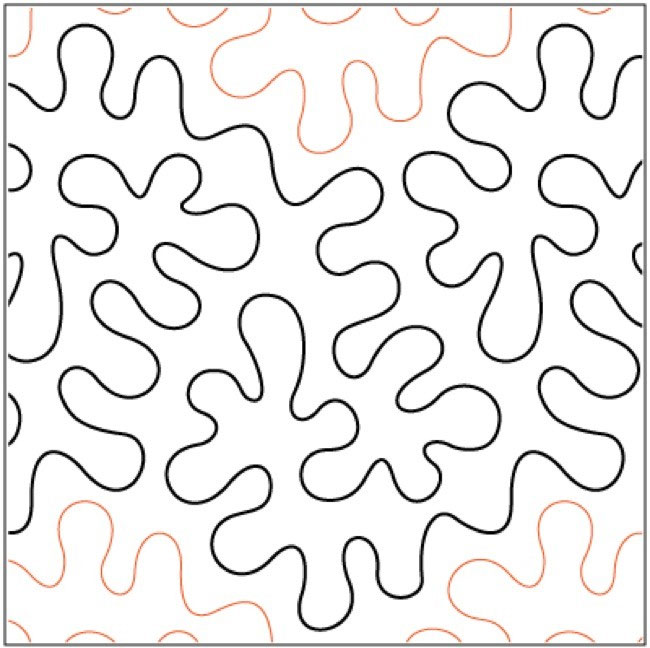 Amoebas-Gone-Wild-quilting-pantograph-pattern-Barbara-Becker