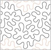 INVENTORY REDUCTION - Amoebas Gone Wild pantograph pattern by Barbara Becker