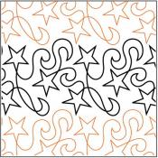 INVENTORY REDUCTION - Star Dance pantograph pattern by Barbara Becker
