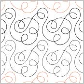 INVENTORY REDUCTION - Wrap It Up PAPER longarm quilting pantograph design by Barbara Becker