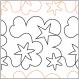Starry Dreams pantograph pattern by Barbara Becker