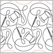 CLOSEOUT - Sewing Time quilting paper roll pantograph by Denise Schillinger