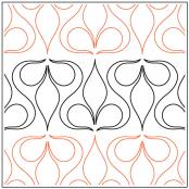 INVENTORY REDUCTION - Peridot quilting pantograph pattern by Jessica Schick