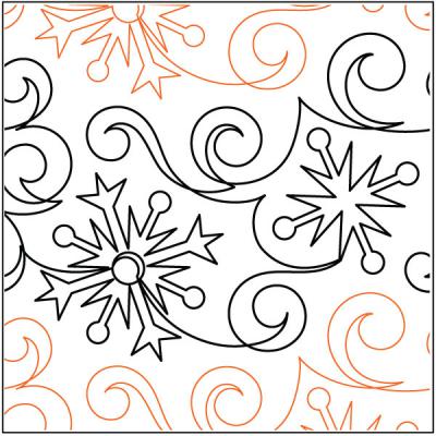 Flurries-quilting-pantograph-sewing-pattern-Lisa-Calle-2