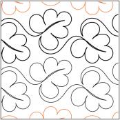 INVENTORY REDUCTION - Abundant Leaves PAPER longarm quilting pantograph design by Lorien Quilting