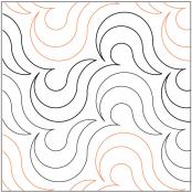 INVENTORY REDUCTION...Bayside quilting pantograph pattern by Lorien Quilting